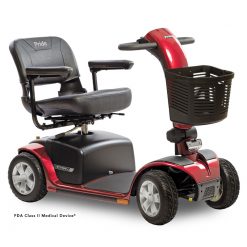 Victory 10 4 Wheel Mobility Scooter, Red