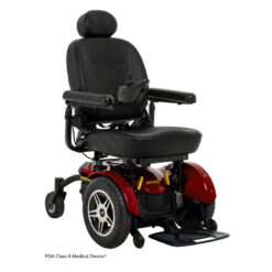 Jazzy Elite 14 Power Wheelchair in Jazzy Red | Pride Electric Wheelchairs | My Mobility Store